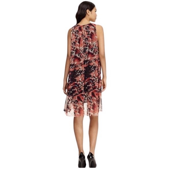 EUC London Times Watercolor Print Shift Dress - Picture 3 of 13